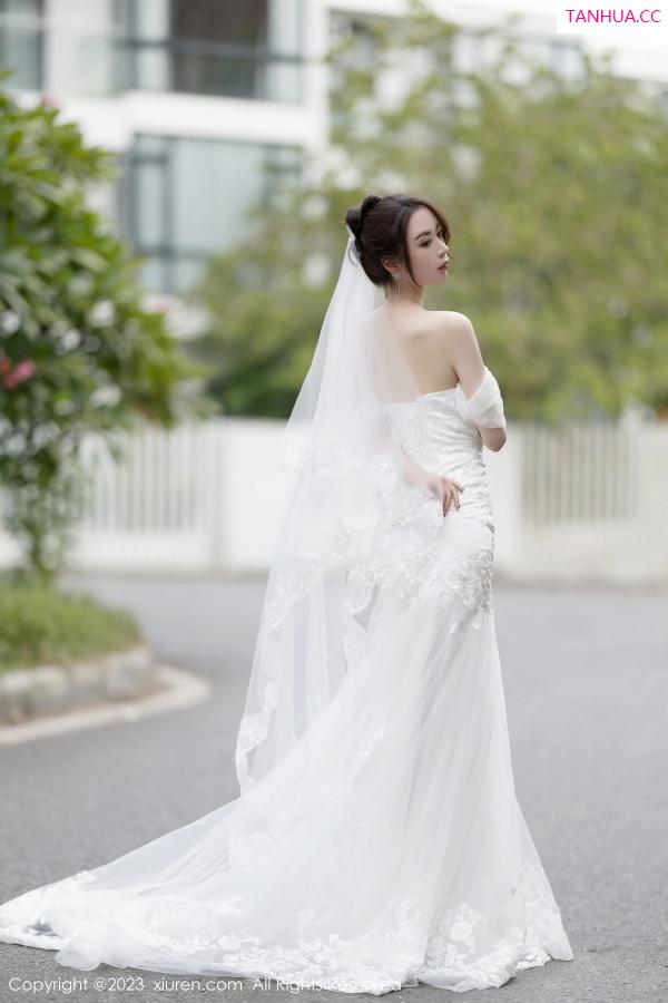 梦心玥  [XiuRen]高清写真图 2023.08.30 No.7310 梦心玥 婚纱美腿第6张图片